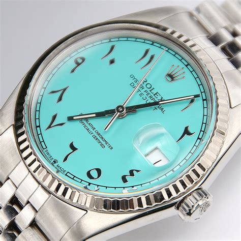 rolex arabic dial tiffany